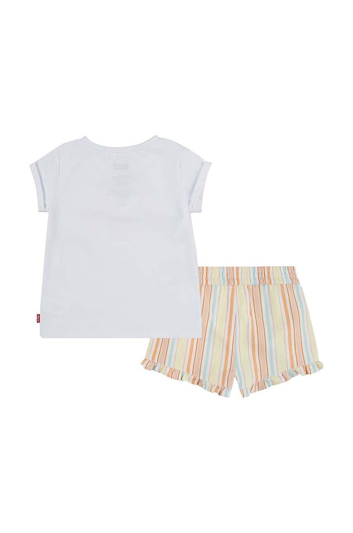 Fete Levi's compleu bebe LVG SHELL TEE & SHORT SET 1EK066 galben