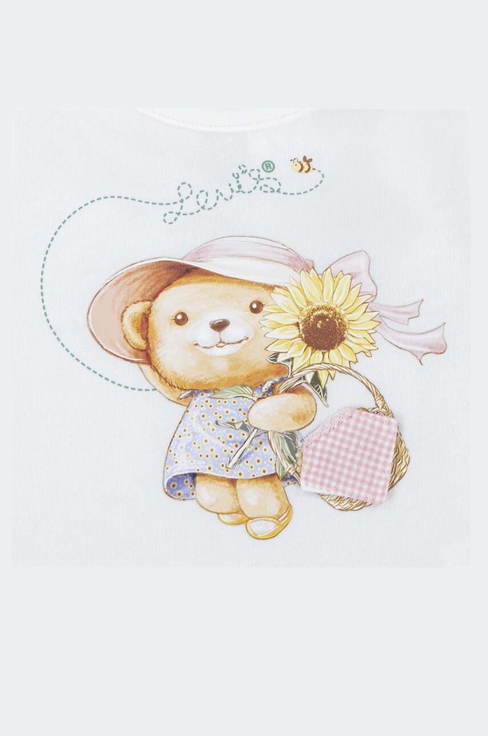 Fete Levi's compleu bebe LVG LIV TEE & RUFFLE SHORT SET 1EK319 roz