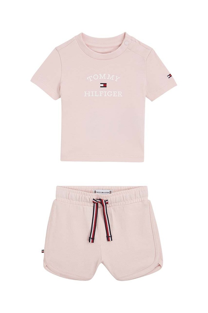 Sada pre bábätká Tommy Hilfiger s elastanom ružová KN0KN01812.G.PPYH