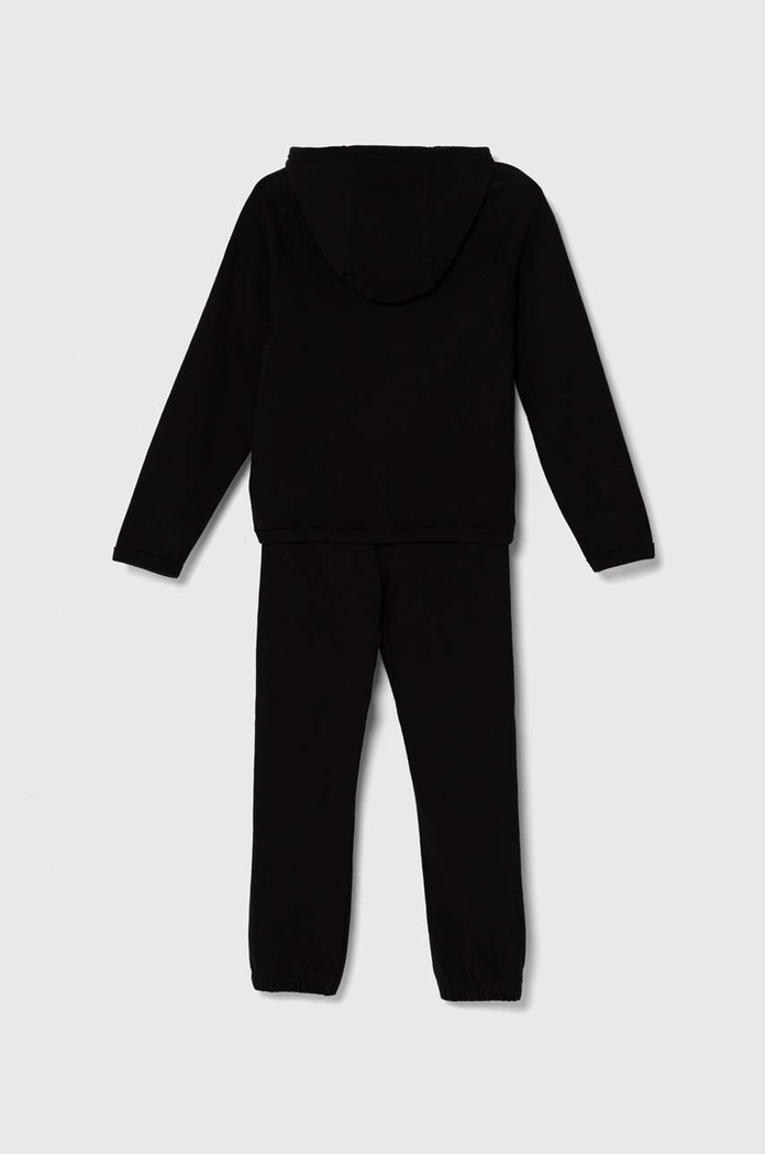 Calvin Klein Jeans dres bawełniany dziecięcy IN0IN00143.PPYH czarny SS24