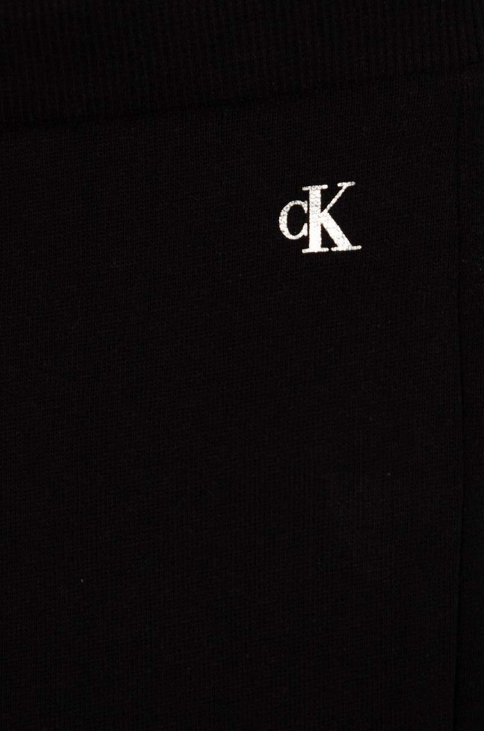 Chłopiec Calvin Klein Jeans dres bawełniany dziecięcy IN0IN00143.PPYH czarny