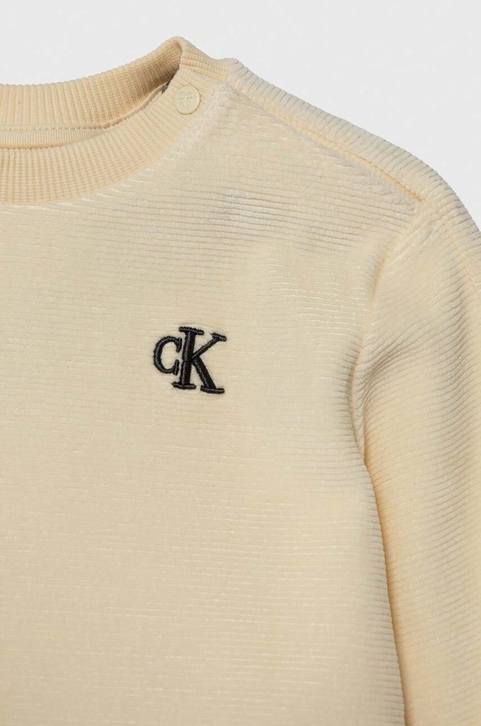Kojenecká tepláková souprava Calvin Klein Jeans béžová IN0IN00148.PPYH