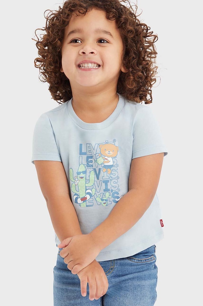 Levi's compleu bebe LVB CRITTER STACKED LOGO TEE S 6EK235