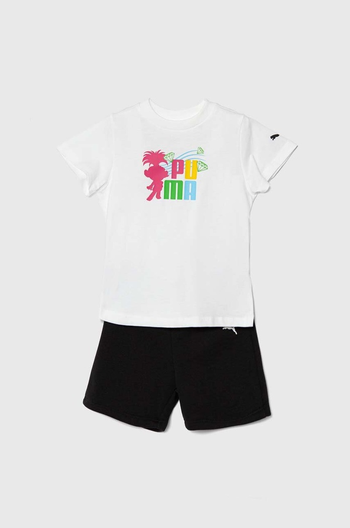 Sada pre bábätká Puma PUMA X TROLLS Minicats & Shorts Set potlač viacfarebná 624839