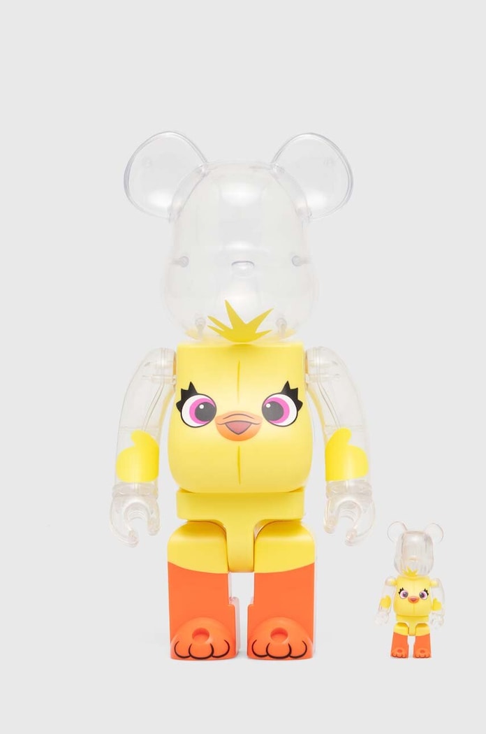 Διακοσμητική φιγούρα Medicom Toy Be@rbrick Ducky (Toy Story 4) 100% & 400% 2-pack κίτρινο DUCKY.TOY.STORY.4