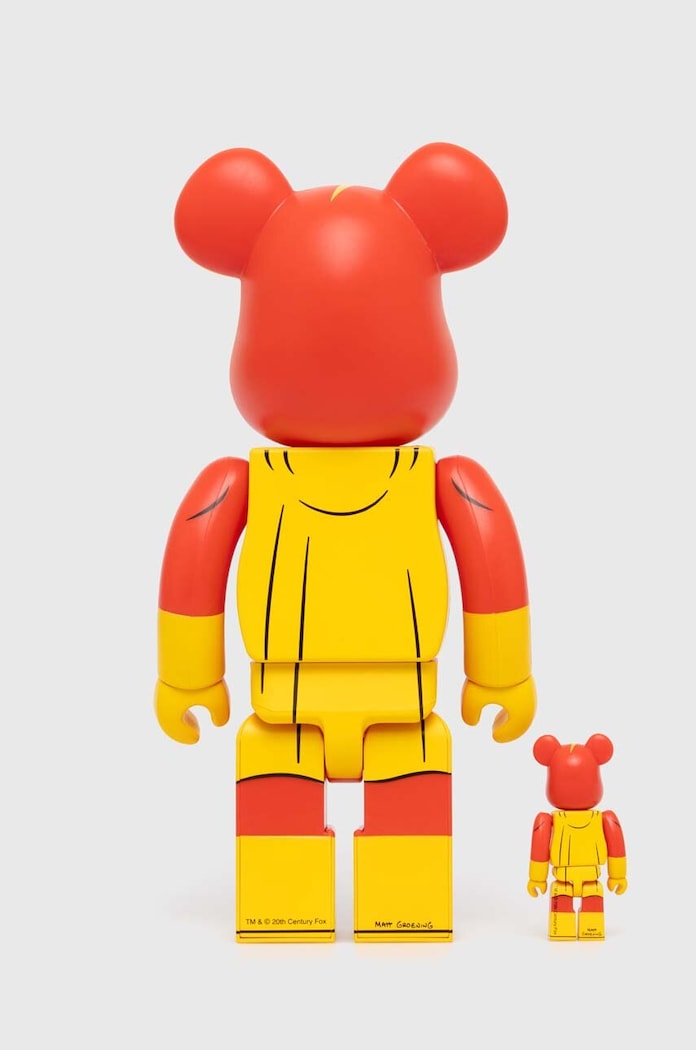 Accessories Medicom Toy decorative figurine The Simpsons Radioactive Man THE.SIMPSONS.RADIO red
