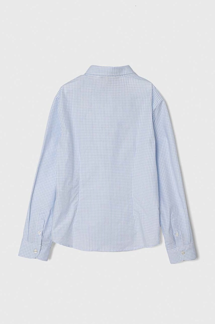 Emporio Armani koszula bawełniana dziecięca 3D4C09.4N89Z niebieski SS24