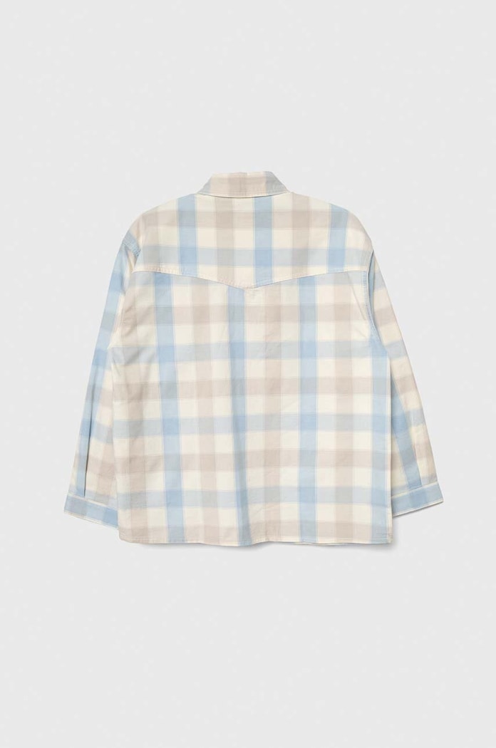 Παιδικό πουκάμισο United Colors of Benetton 5VC6CQ02L.G.Seasonal μπεζ SS24