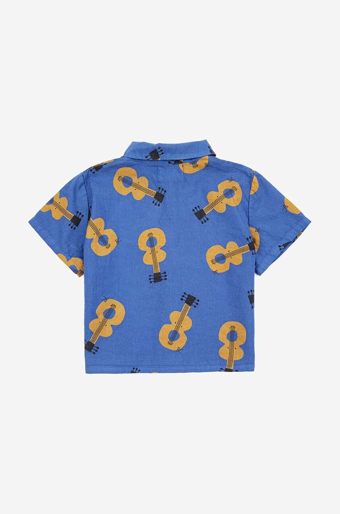 Bobo Choses Camasa de bumbac pentru copii 124AB019 albastru SS24
