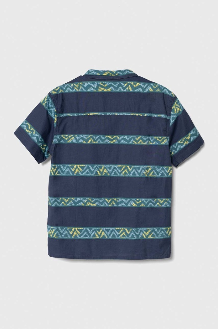 Παιδικό βαμβακερό πουκάμισο Quiksilver DALNAVERTSSYTH EQBWT03397 μπλε SS24