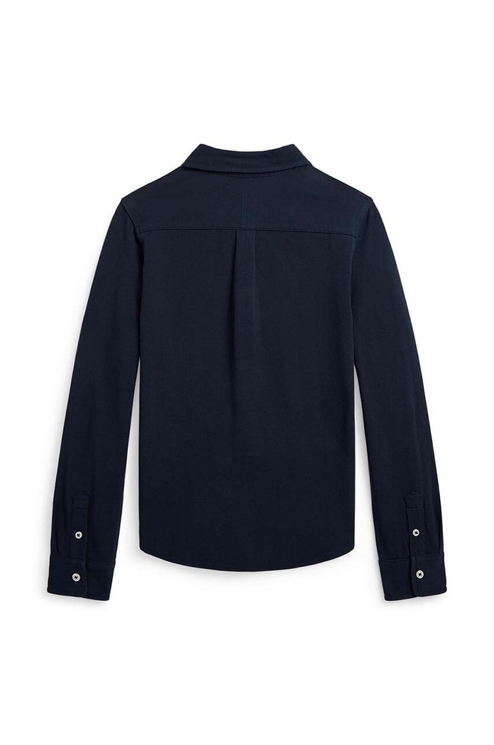 Polo Ralph Lauren koszula bawełniana dziecięca 323914506001 granatowy SS26