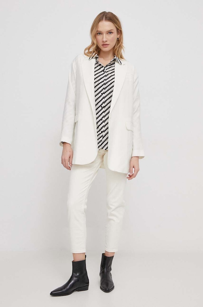 Πουκάμισο Tommy Hilfiger WW0WW41012 μαύρο SS24