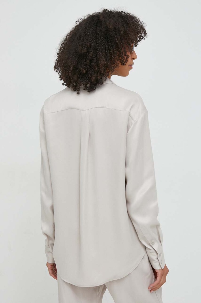Oblečení Košile Calvin Klein K20K206299 šedá