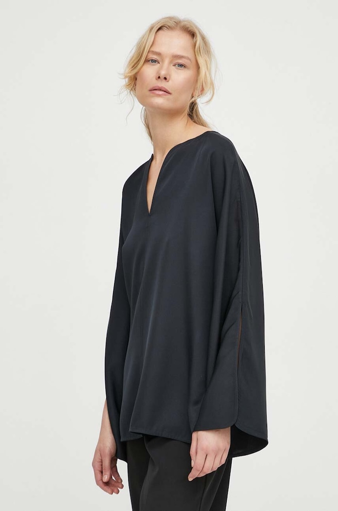 By Malene Birger bluza negru Q71875020Z