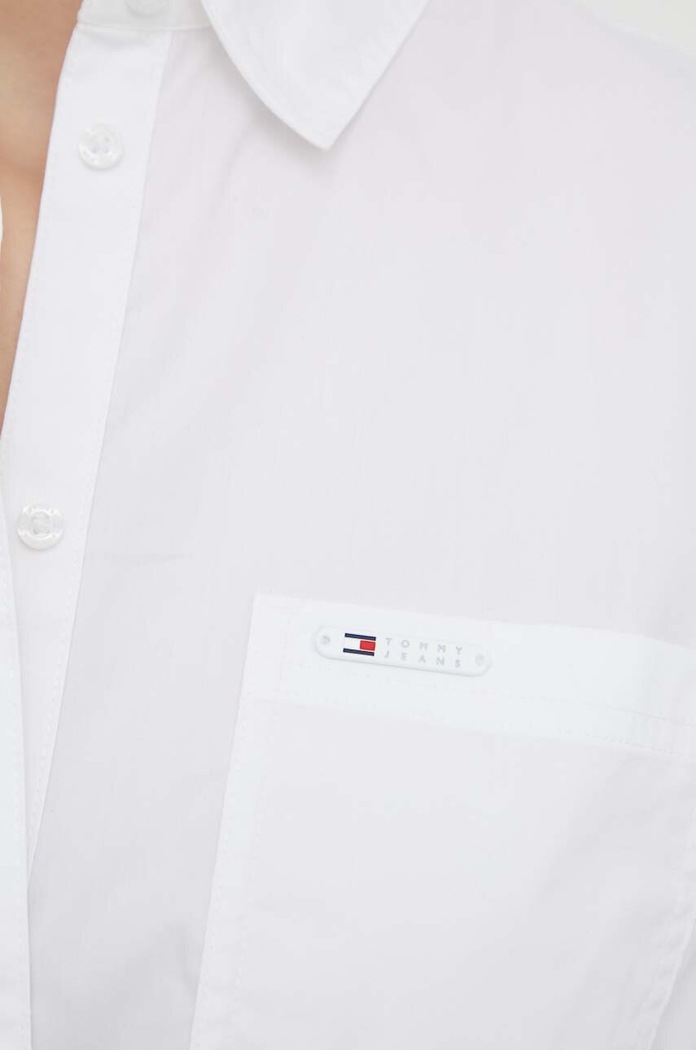 Košulja Tommy Jeans DW0DW17520 bijela