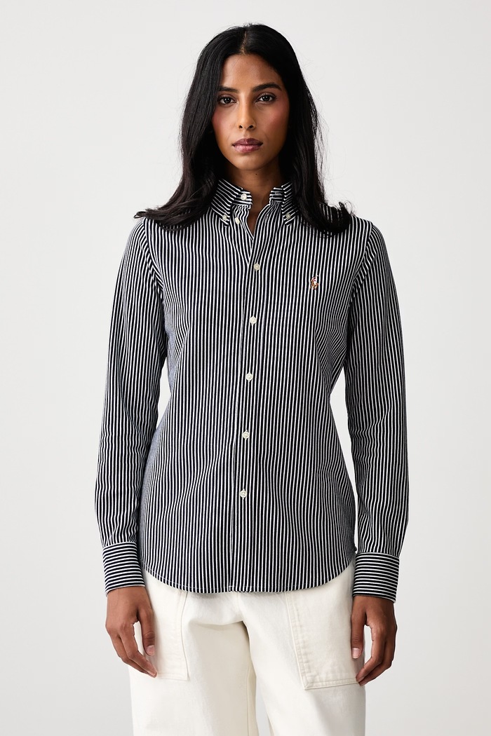 Polo Ralph Lauren Koszula damska bawełniana granatowy 211910131