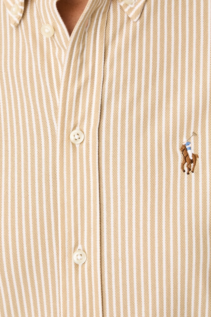 Polo Ralph Lauren košile dámská bavlněná 211910131 béžová