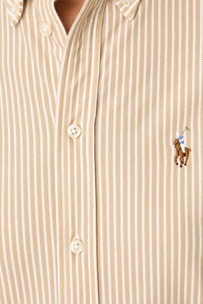 Polo Ralph Lauren košile dámská bavlněná 211910131 béžová