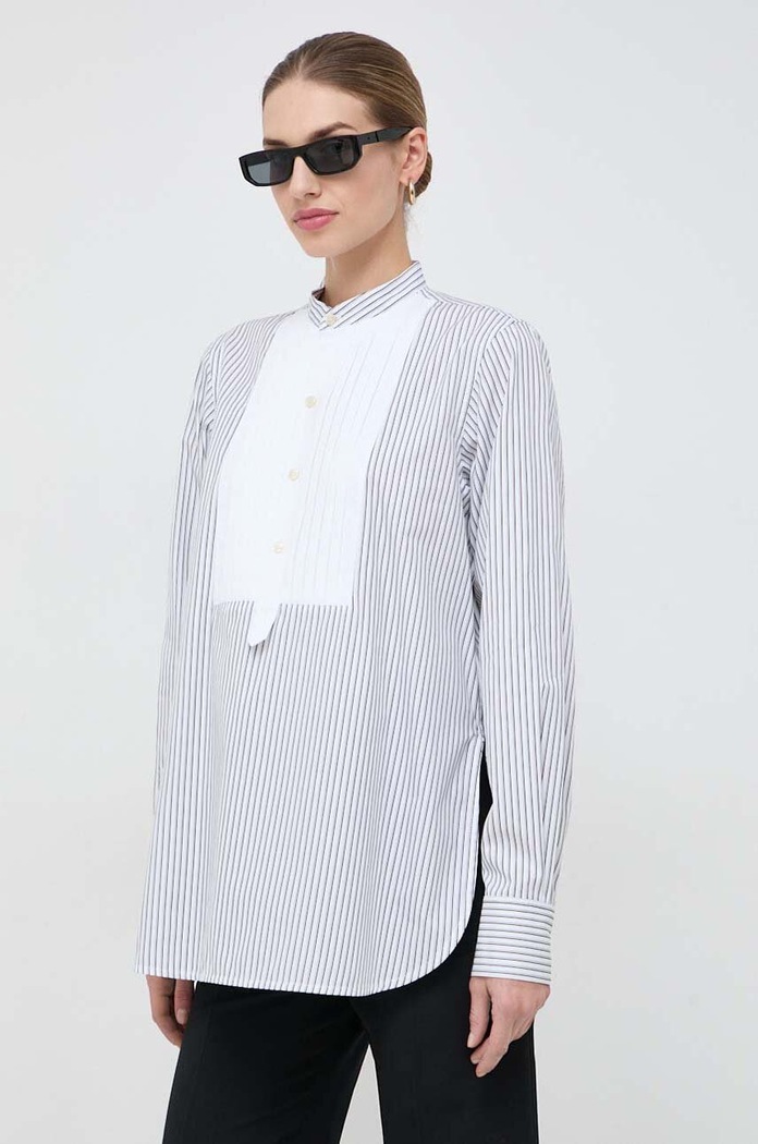 Victoria Beckham bluzka casual biały 1124WSH005240A
