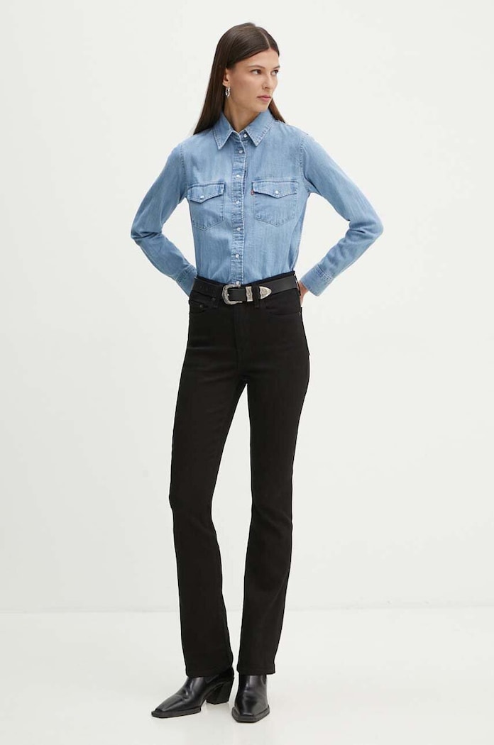Levi's koszula jeansowa 16786 niebieski AA00