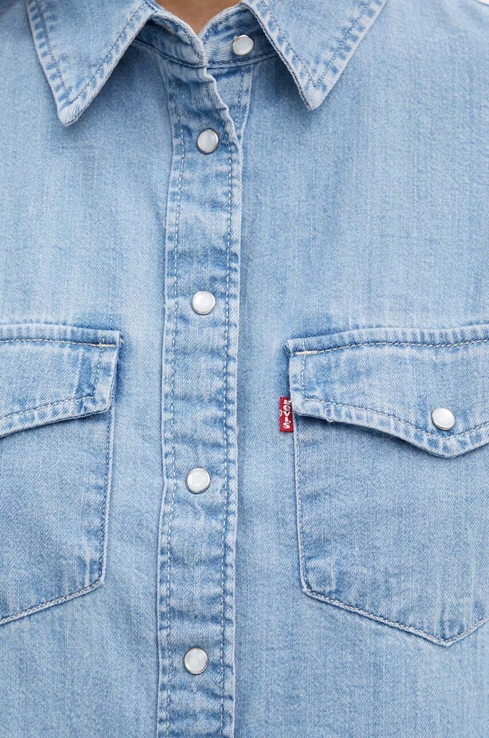 Levi's koszula jeansowa 16786 niebieski