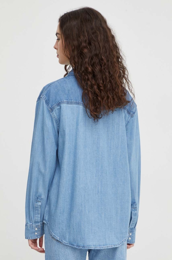 Odzież Levi's koszula jeansowa A7244 niebieski