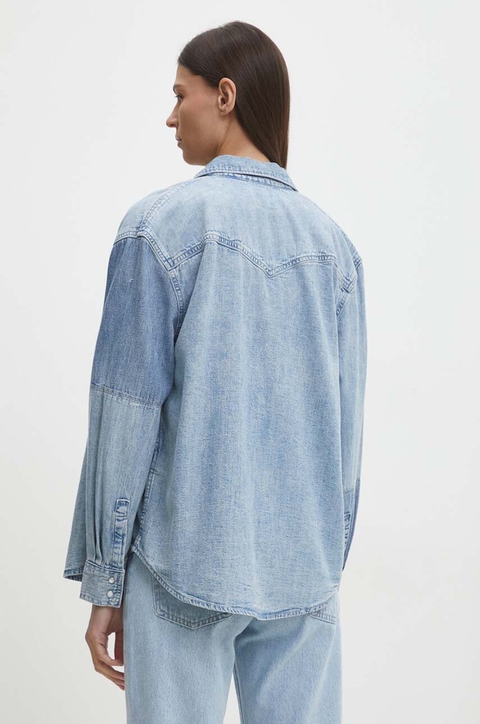 Levi's camasa jeans albastru A7244