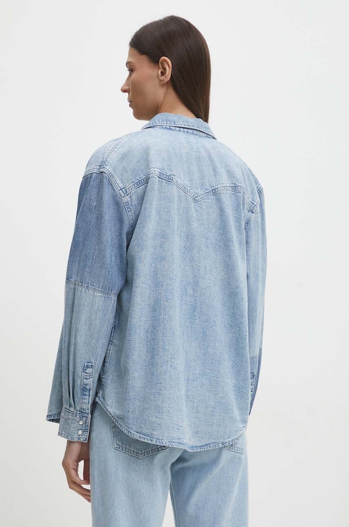 Levi's camasa jeans albastru A7244