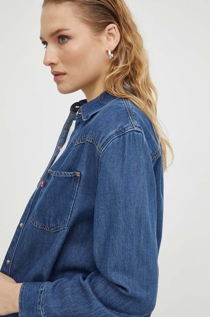 Τζιν πουκάμισο Levi's A7244 μπλε