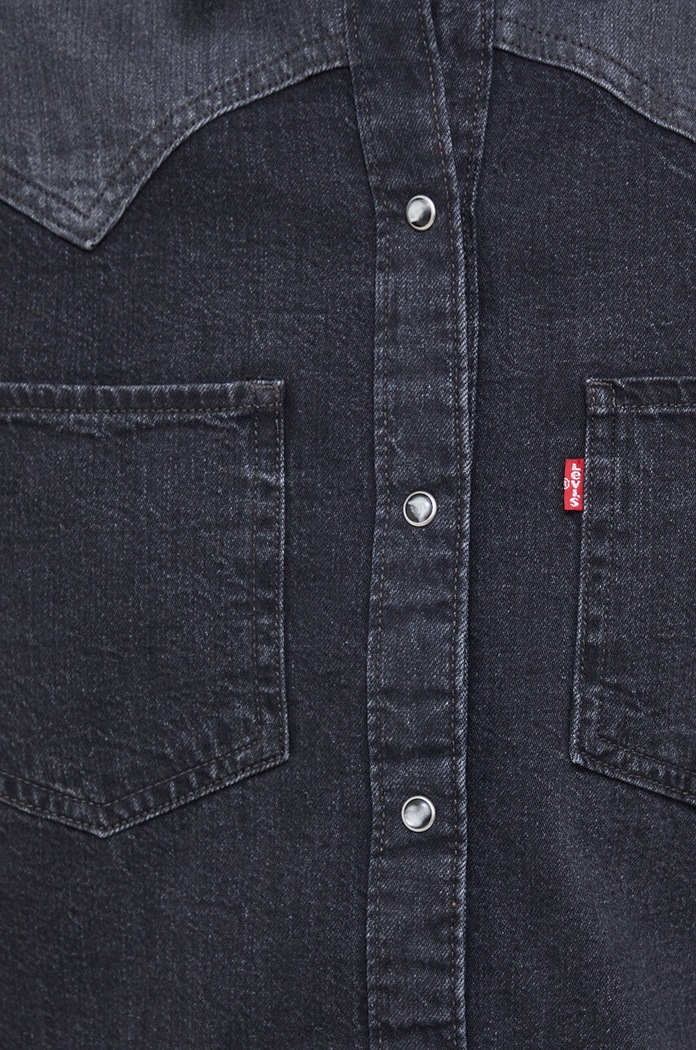 Τζιν πουκάμισο Levi's A7244 μαύρο