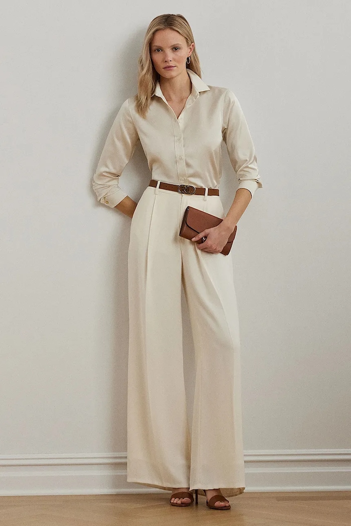 Oblečení Košile Lauren Ralph Lauren 200909344 béžová