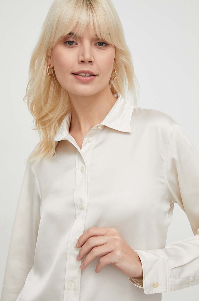 Košeľa Lauren Ralph Lauren béžová 200909344