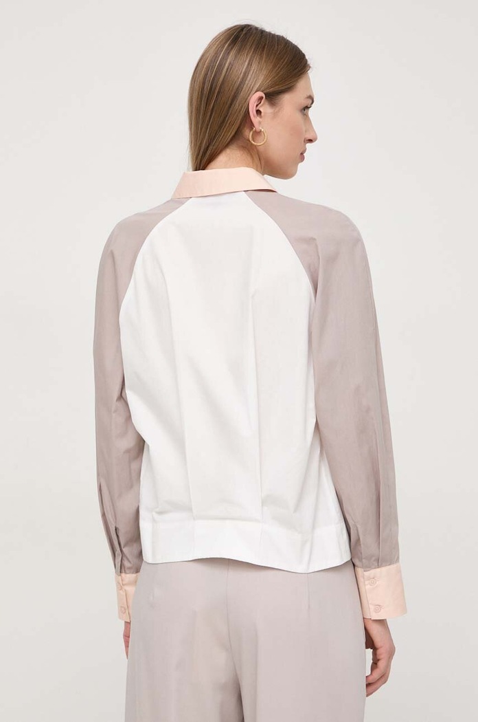 Odzież Armani Exchange koszula bawełniana 3DYC07.YN3NZ biały