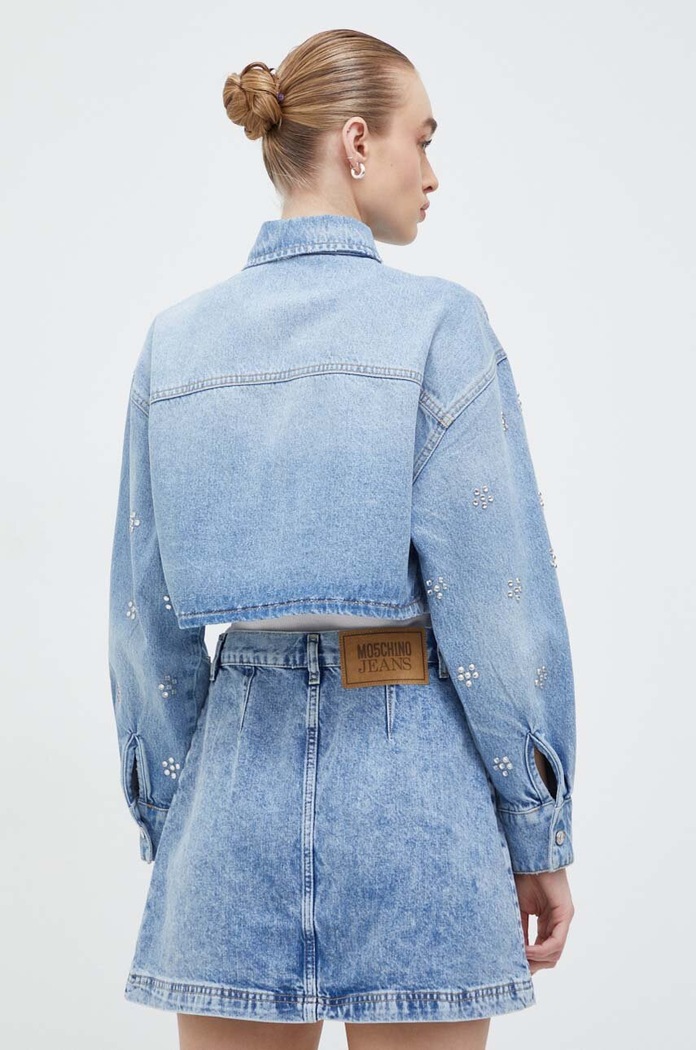 Дрехи Дънкова риза MSGM 3641MDE234X.247272 син