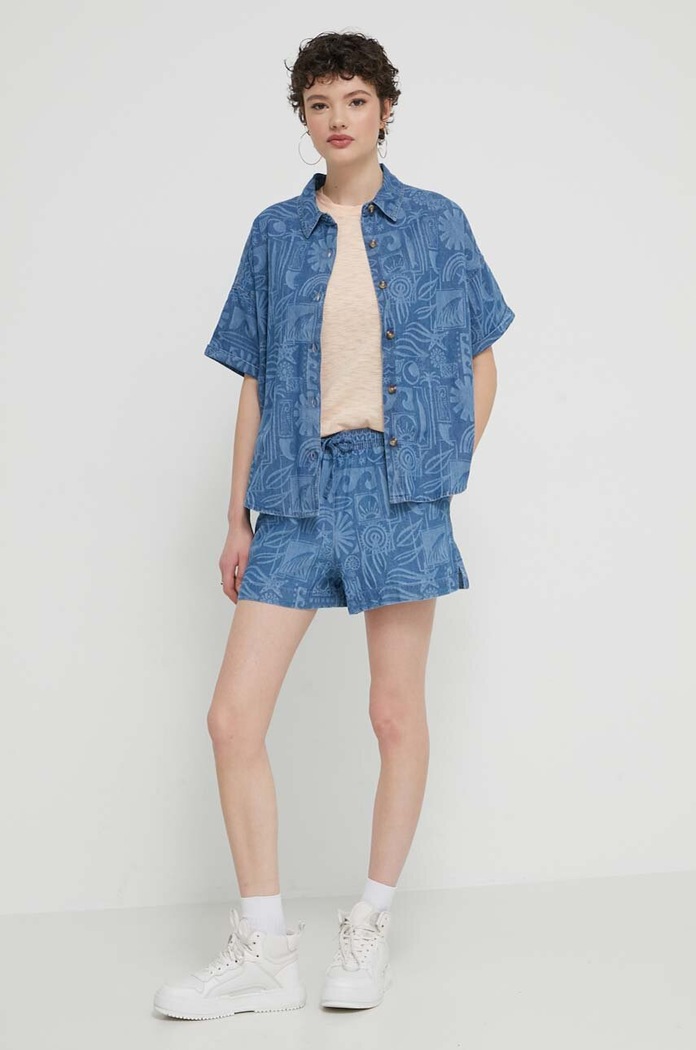 Roxy koszula jeansowa Beach Nostalgia ERJWT03621 niebieski SS24