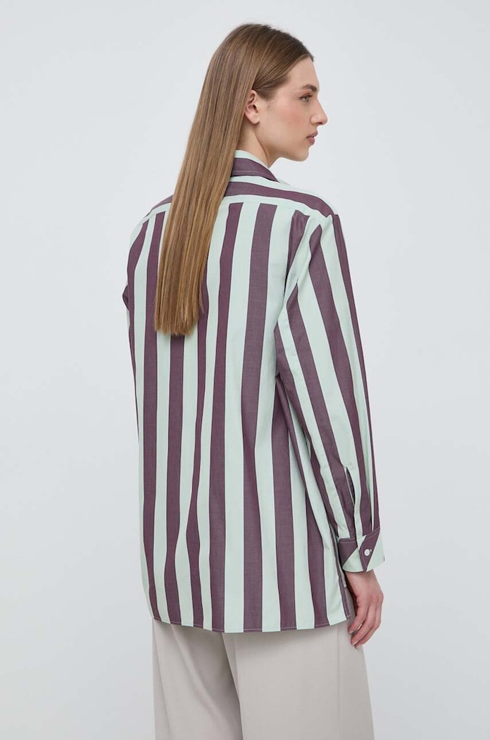 Odzież Weekend Max Mara koszula bawełniana x Arthur Arbesser 2415191012600 zielony