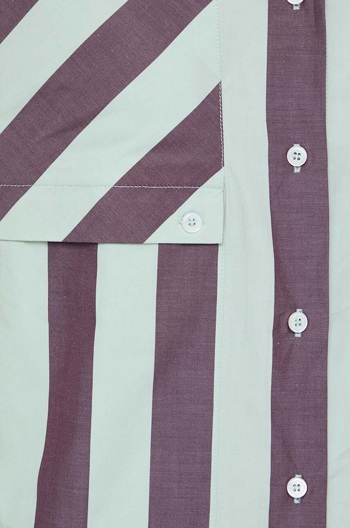 Weekend Max Mara koszula bawełniana x Arthur Arbesser 2415191012600 zielony