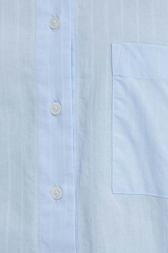 Βαμβακερό πουκάμισο United Colors of Benetton 55HYDQ070 μπλε