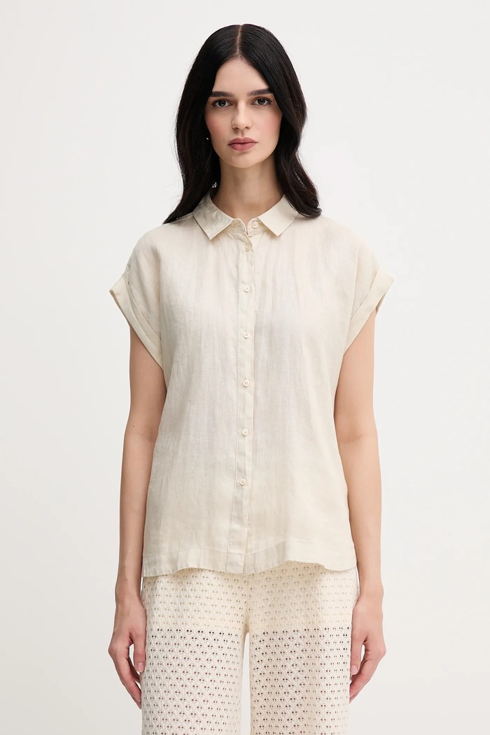 United Colors of Benetton len ing bézs 5BMLDQ06V
