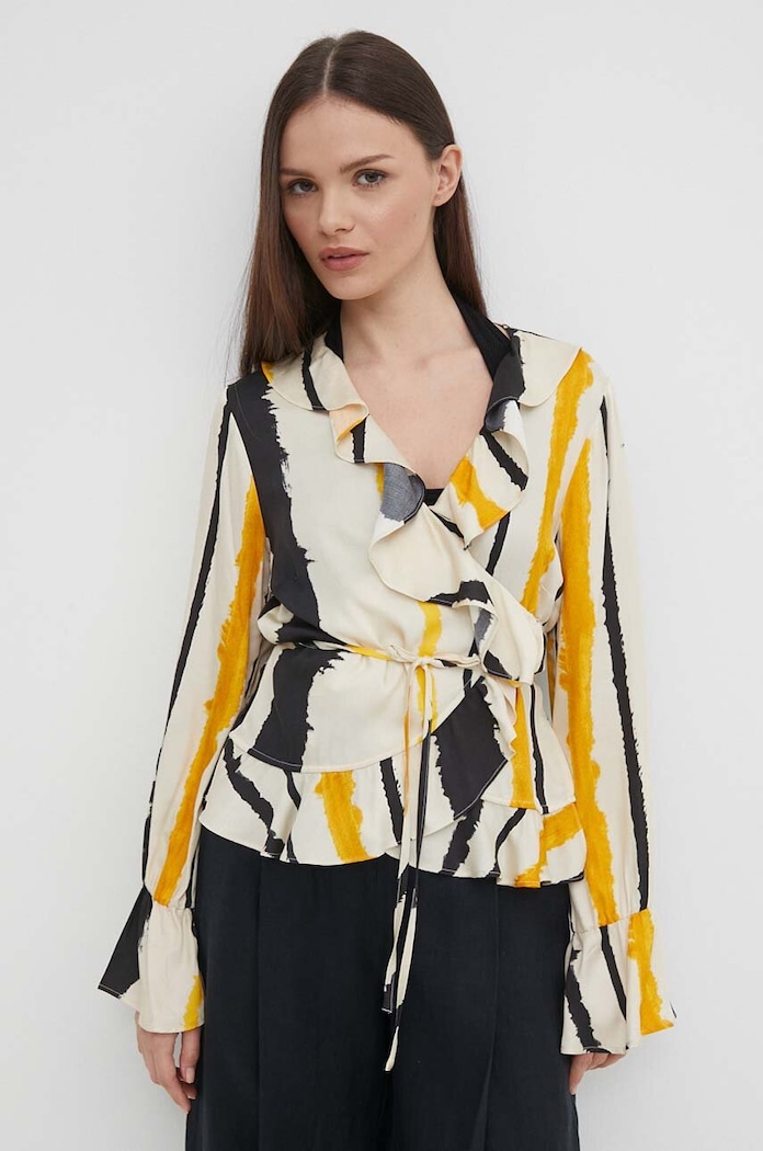 Sisley bluza legat multicolor 56JCLQ07B