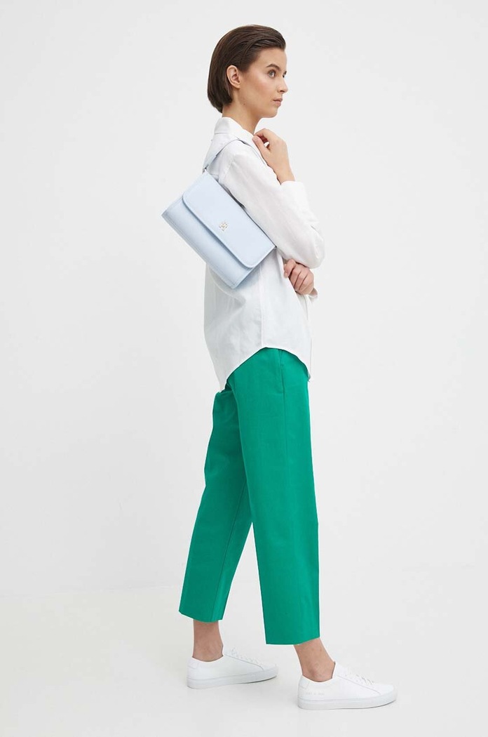 Calvin Klein koszula z domieszką lnu K20K206694 biały SS24
