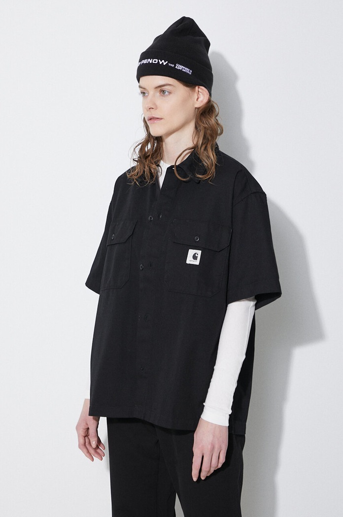 Košulja Carhartt WIP S/S Craft Shirt crna I033275.8902
