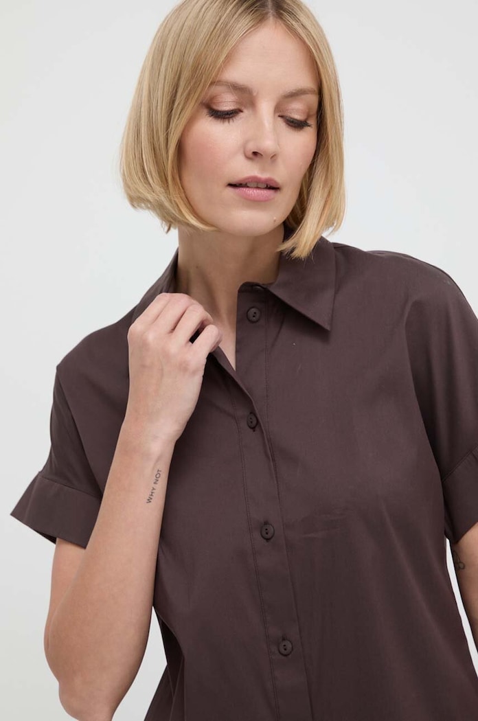 Srajca za na plažo Max Mara Beachwear rjava 2416111019600