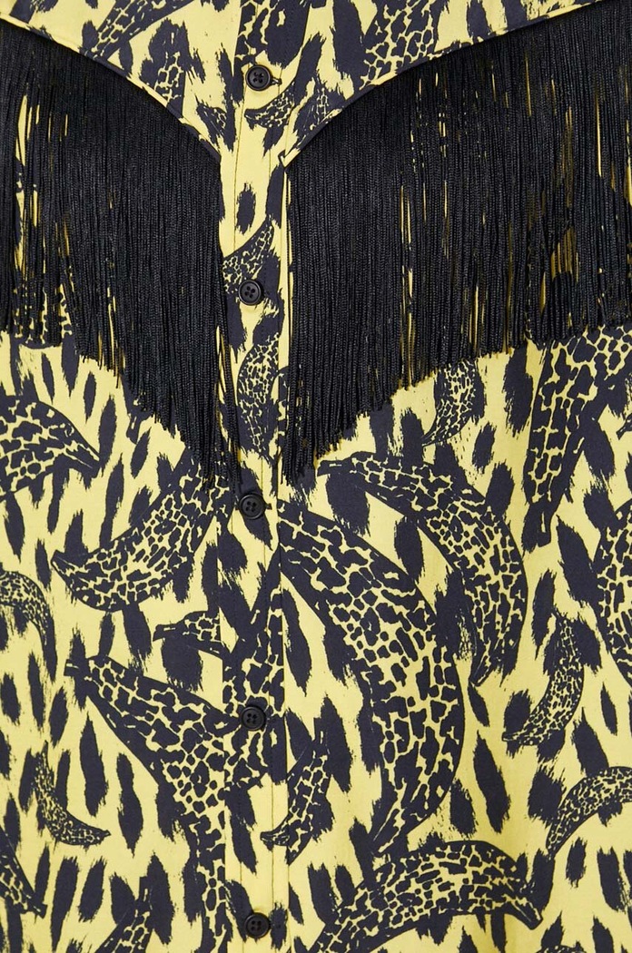 Fiorucci camasa Banimalier Print Fringed Shirt M01FPTSH054VI01YW02