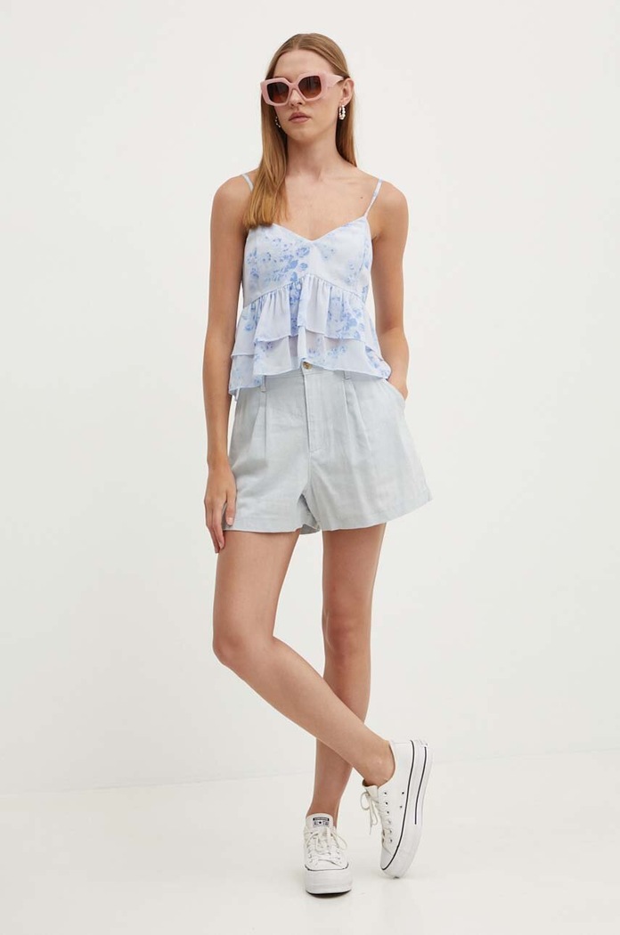 Μπλουζάκι Hollister Co. KI340.4012.218 μπλε SS24