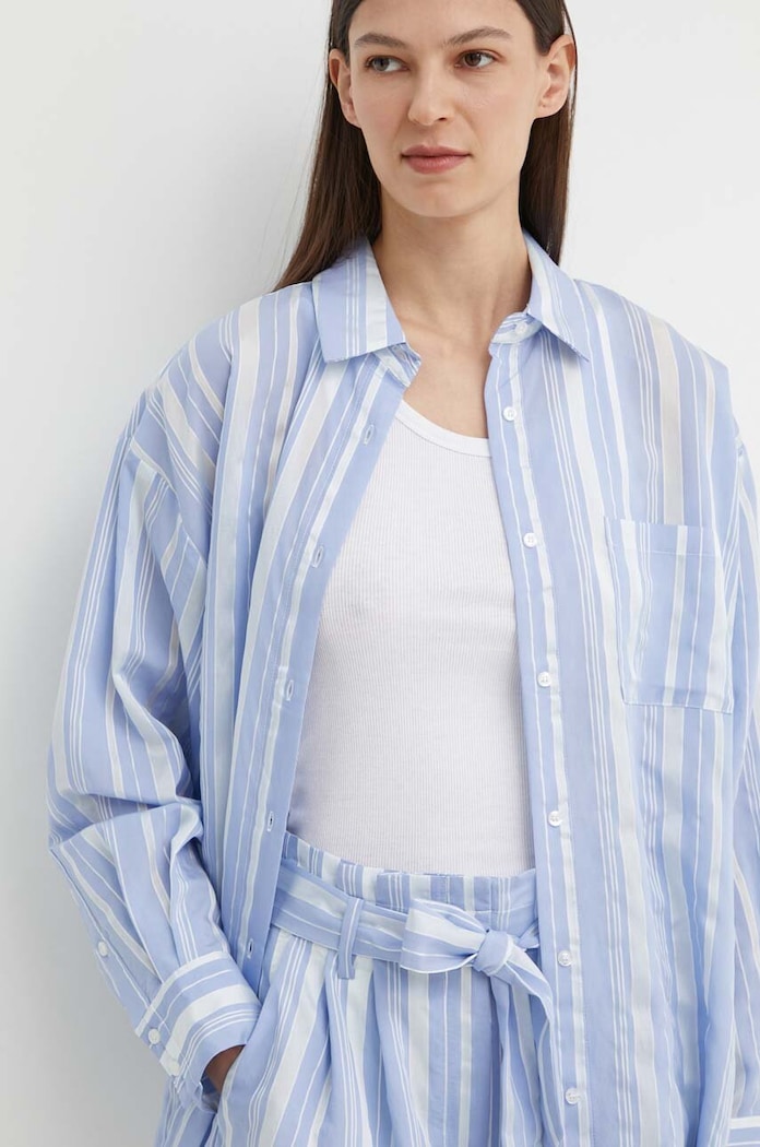 Риза Bruuns Bazaar SwiniesBBLouise shirt син BBW3976