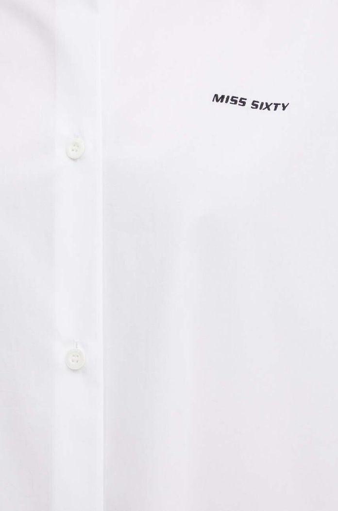 Miss Sixty camicia in cotone 6L2XJ1910000 XJ1910 bianco 6L2XJ1910000