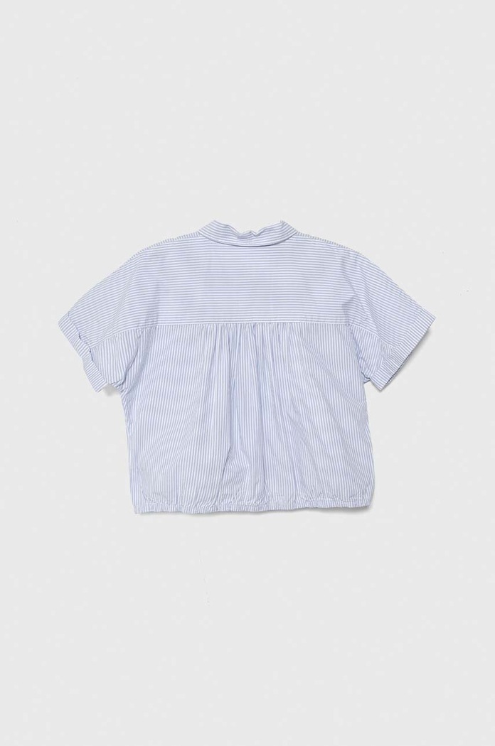 Детская хлопковая рубашка Pepe Jeans OLYMPIA PG301678 голубой SS24