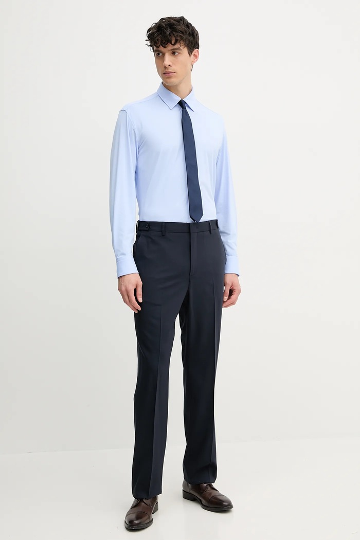 Πουκάμισο BOSS San Jared-C 50490393 μπλε AW25