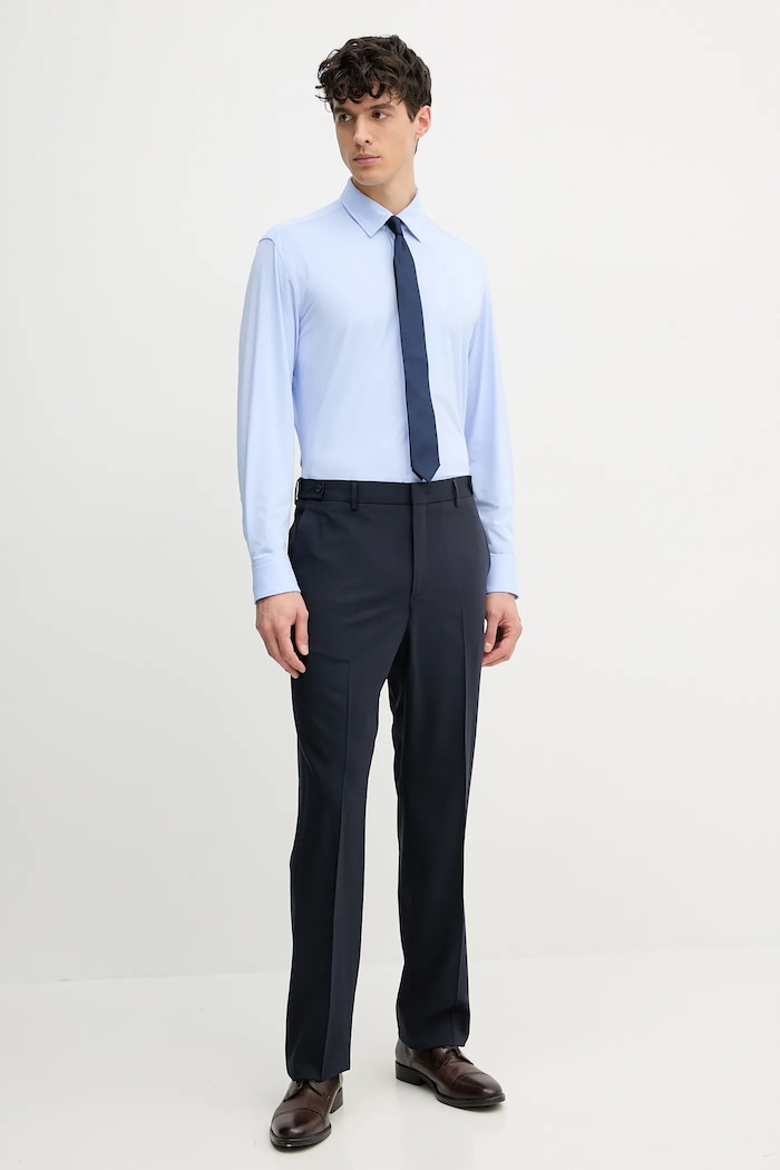 Πουκάμισο BOSS San Jared-C 50490393 μπλε AW25